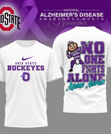 Ohio State Buckeyes , Premium Ncaa Alzheimer Awareness November T-Shirt Mm