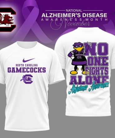 South Carolina Gamecocks , Premium Ncaa Alzheimer Awareness November T-Shirt Mm