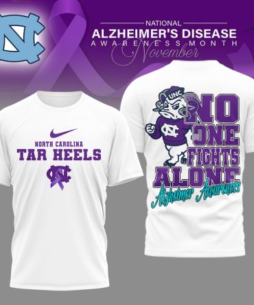 North Carolina Tar Heels , Premium Ncaa Alzheimer Awareness November T-Shirt Mm