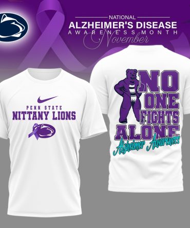 Penn State Nittany Lions , Premium Ncaa Alzheimer Awareness November T-Shirt Mm