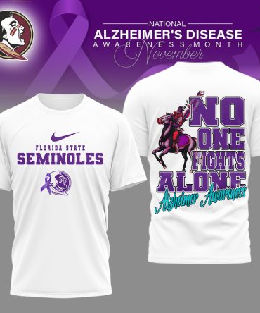 Florida State Seminoles , Premium Ncaa Alzheimer Awareness November T-Shirt Mm