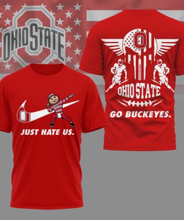 Ohio State Buckeyes , Premium Ncaa Just Hate Us T-Shirt Mm