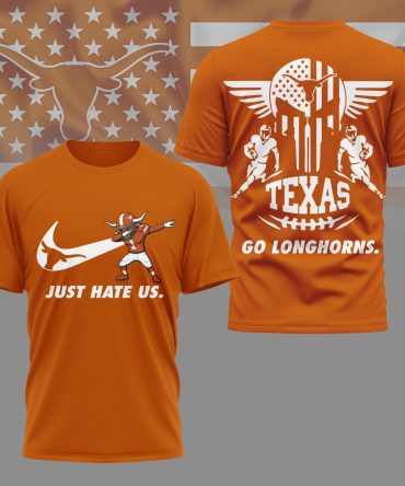 Texas Longhorns , Premium Ncaa Just Hate Us T-Shirt Mm