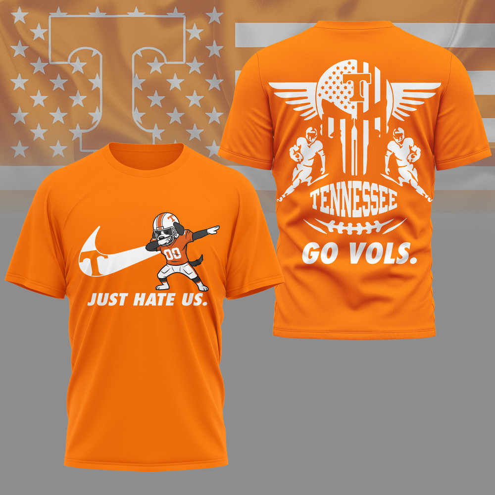 Tennessee Volunteers , Premium Ncaa Just Hate Us T-Shirt Mm