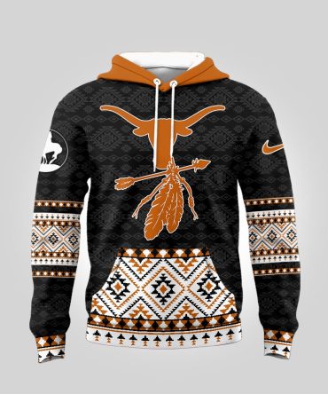 Texas Longhorns , Premium Ncaa Trail Of Tears Awareness 3D Hoodie Mm