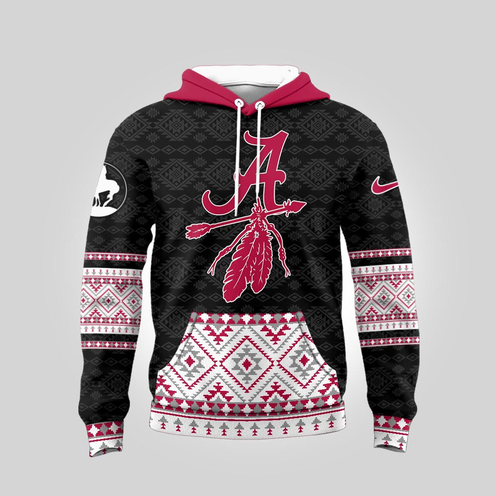 Alabama Crimson Tide , Premium Ncaa Trail Of Tears Awareness 3D Hoodie Mm