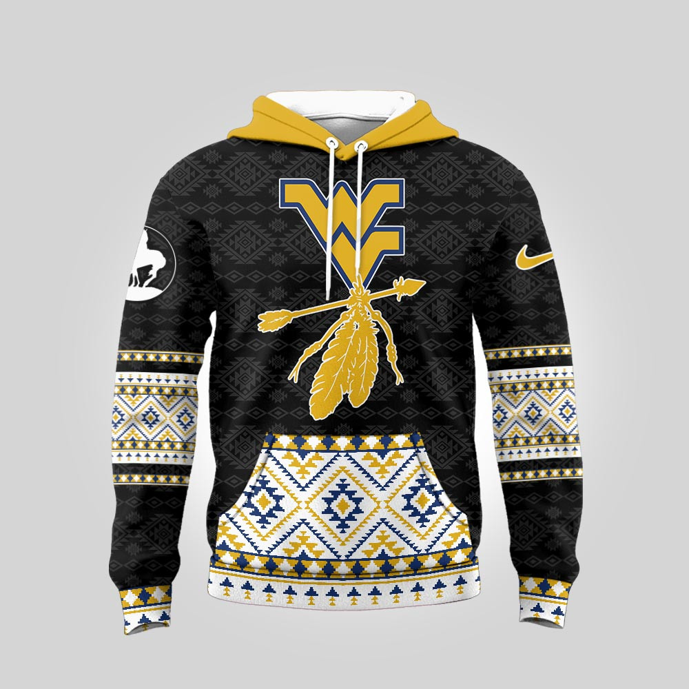 West Virginia Mountaineers , Premium Ncaa Trail Of Tears Awareness 3D Hoodie Mm