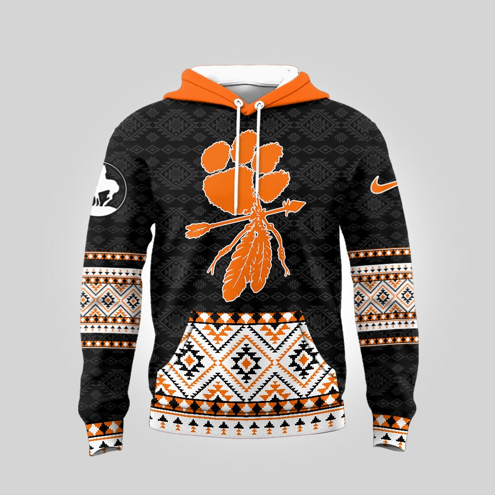 Clemson Tigers , Premium Ncaa Trail Of Tears Awareness 3D Hoodie Mm