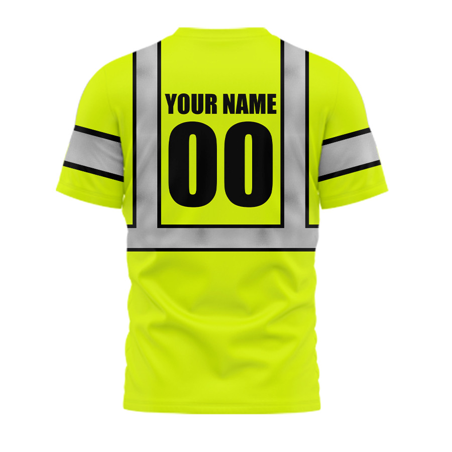 North Carolina Tar Heels , Premium Ncaa Hi Vis Safety 3D Shirt Hi