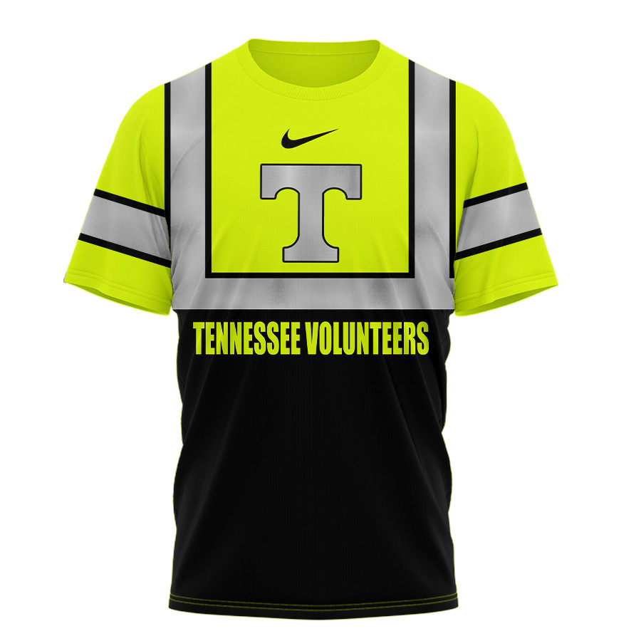 Tennessee Volunteers , Premium Ncaa Hi Vis Safety 3D Shirt Hi
