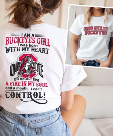 Ohio State Buckeyes , Premium Ncaa Girl Fan 3D Shirt Hy