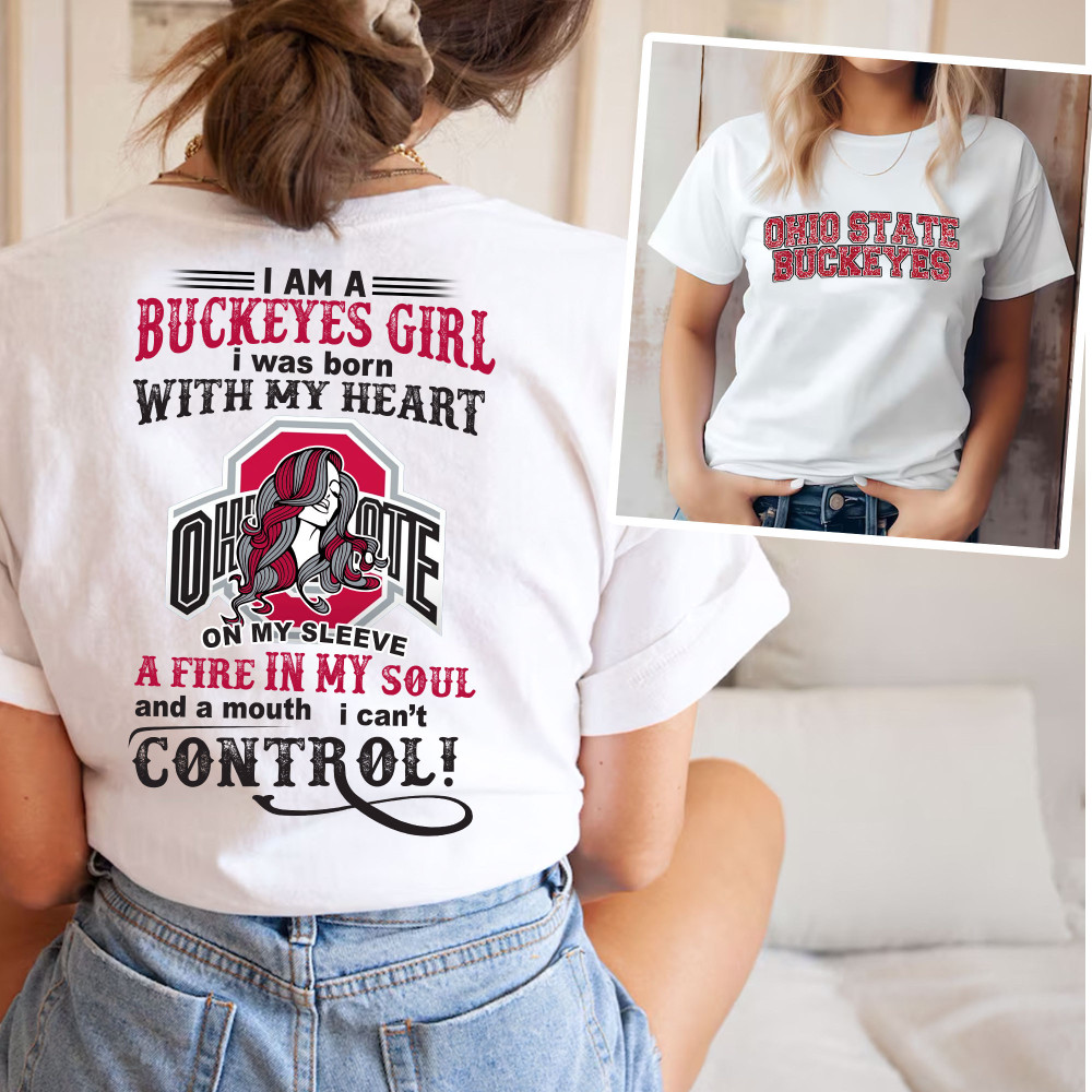 Ohio State Buckeyes , Premium Ncaa Girl Fan 3D Shirt Hy