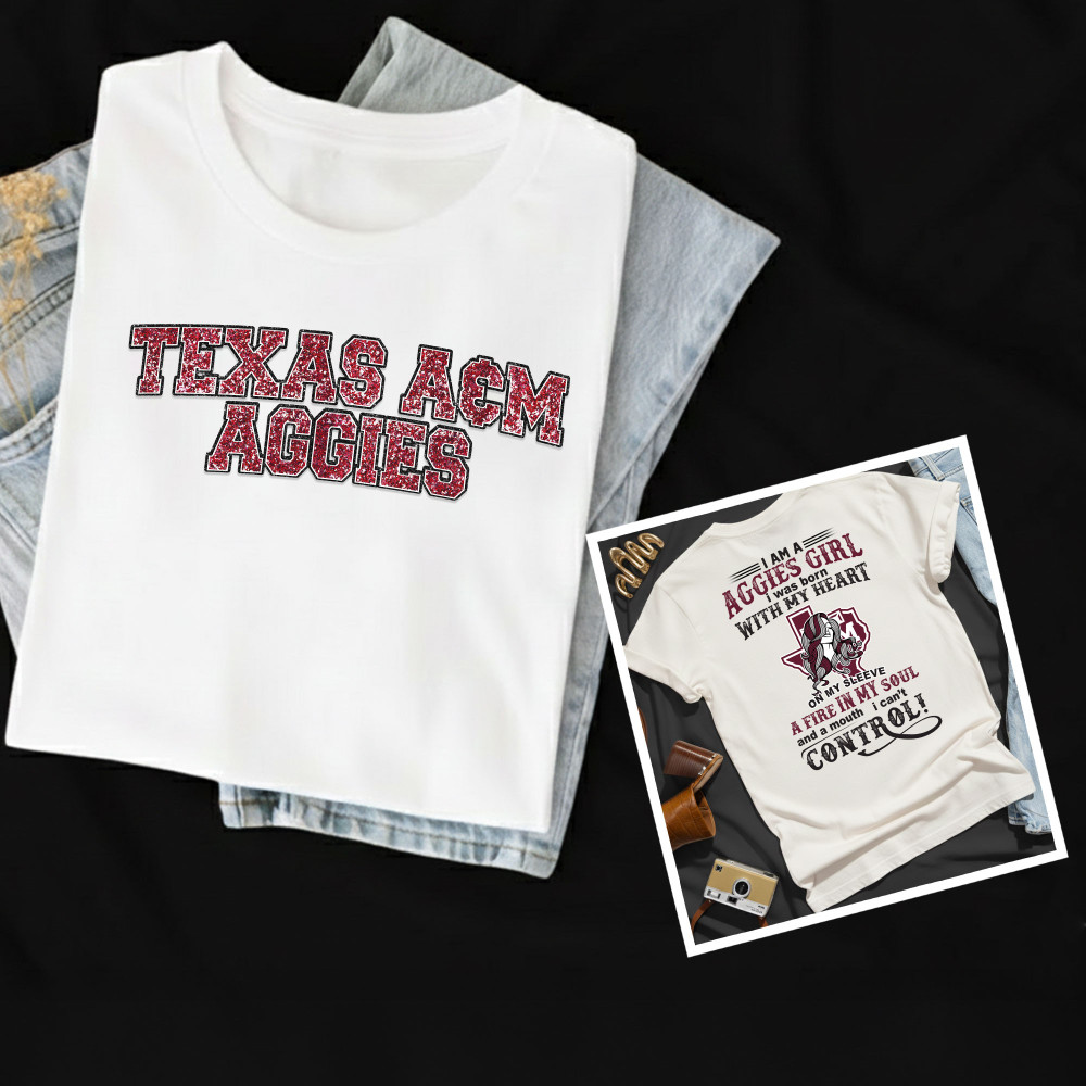 Texas A&M Aggies , Premium Ncaa Girl Fan 3D Shirt Hy