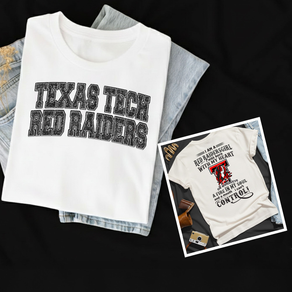 Texas Tech Red Raiders , Premium Ncaa Girl Fan 3D Shirt Hy