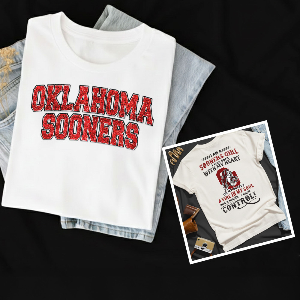 Oklahoma Sooners , Premium Ncaa Girl Fan 3D Shirt Hy
