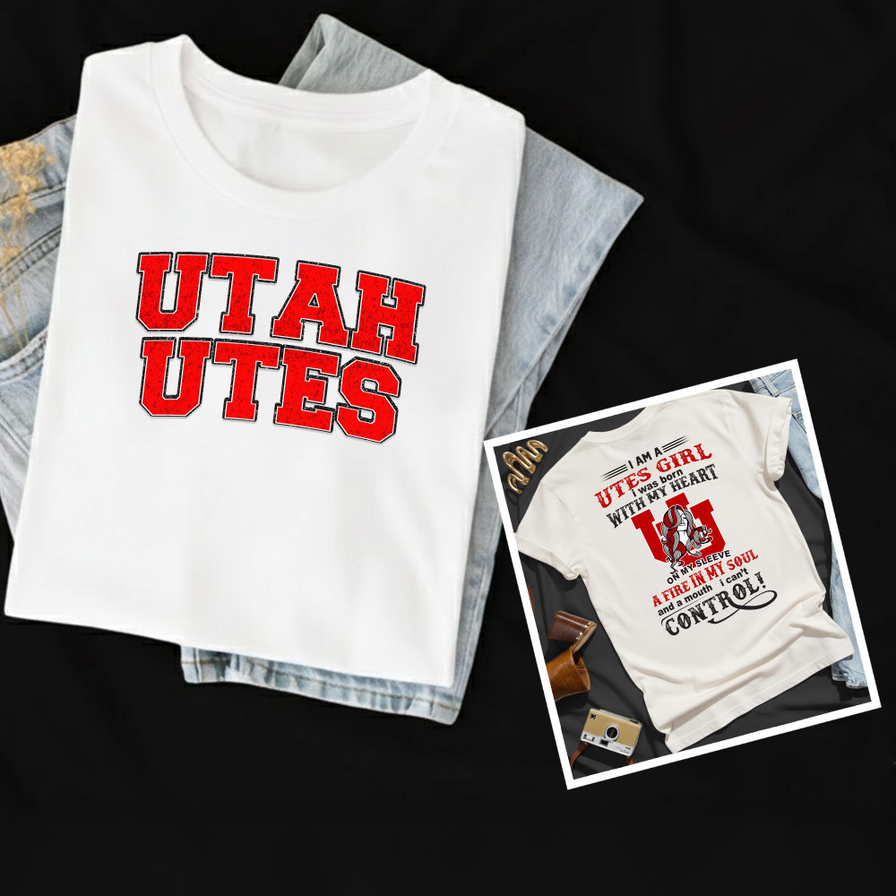 Utah Utes , Premium Ncaa Girl Fan 3D Shirt Hy