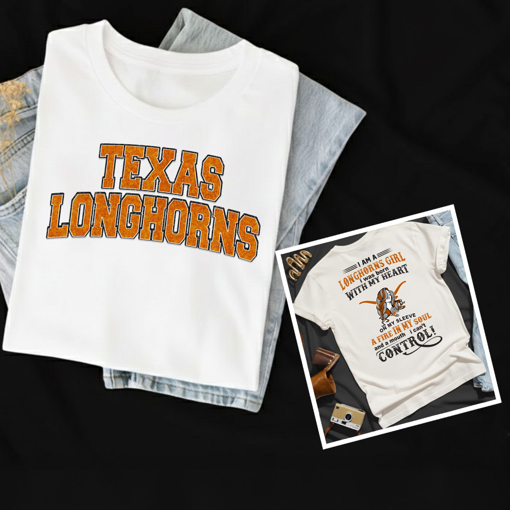 Texas Longhorns , Premium Ncaa Girl Fan 3D Shirt Hy