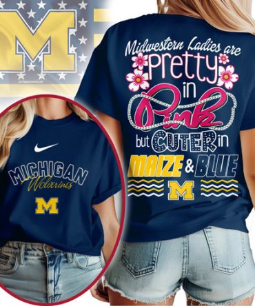 Michigan Wolverines , Premium Ncaa Team Color Pride T-Shirt Mm