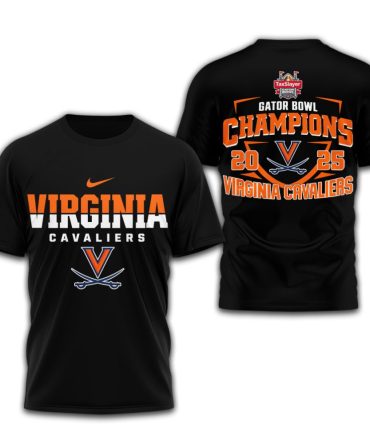Virginia Cavaliers , Premium Ncaa Gator Bowl Champions 3D Shirt Td