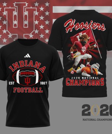 Indiana Hoosiers , Premium Ncaa 2026 Cfp National Champions 3D Shirt Ny