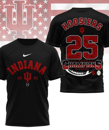 Indiana Hoosiers , Premium Ncaa 2026 Cfp National Champions 3D Shirt Ny