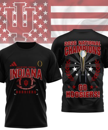 Indiana Hoosiers , Premium Ncaa 2026 Cfp National Champions 3D Shirt Ny