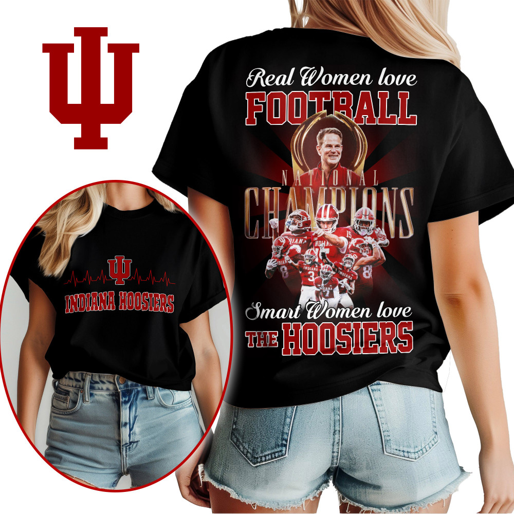 Indiana Hoosiers , Premium Ncaa 2026 Cfp National Champions 3D Shirt Ny
