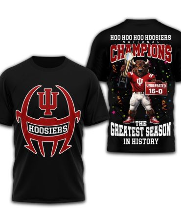 Indiana Hoosiers , Premium Ncaa 2026 Cfp National Champions 3D Shirt Td