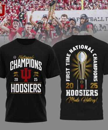 Indiana Hoosiers , Premium Ncaa 2026 Cfp National Champions 3D Shirt Ny