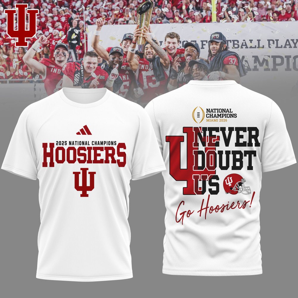 Indiana Hoosiers , Premium Ncaa 2026 Cfp National Champions 3D Shirt Ny