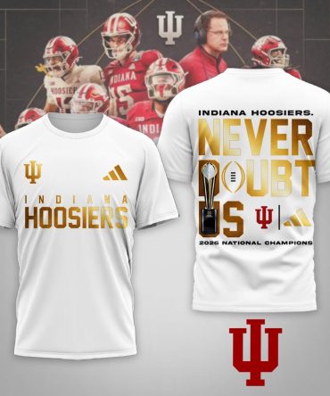 Indiana Hoosiers , Premium Ncaa 2026 Cfp National Champions 3D Shirt Mm