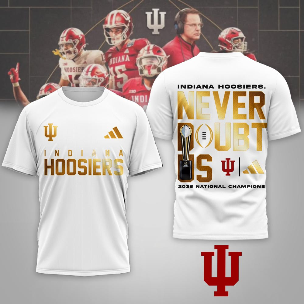 Indiana Hoosiers , Premium Ncaa 2026 Cfp National Champions 3D Shirt Mm