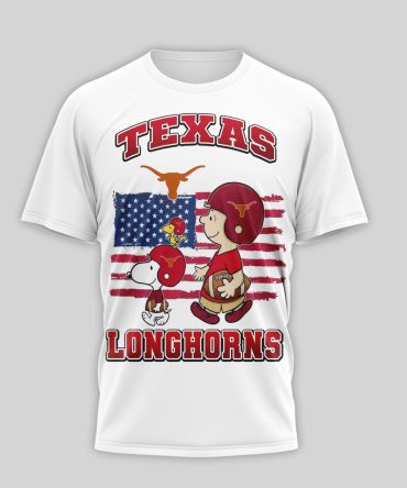 Texas Longhorns , Premium Ncaa America 250 With Snoopy 3D Shirt Nth1