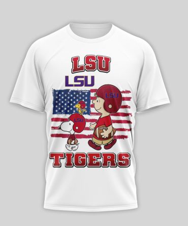 Lsu Tigers , Premium Ncaa America 250 With Snoopy 3D Shirt Nth1