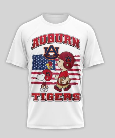 Auburn Tigers , Premium Ncaa America 250 With Snoopy 3D Shirt Nth1