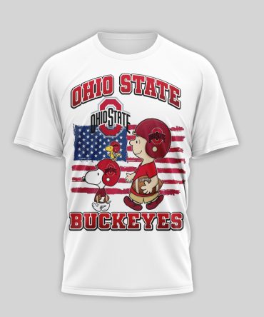 Ohio State Buckeyes , Premium Ncaa America 250 With Snoopy 3D Shirt Nth1