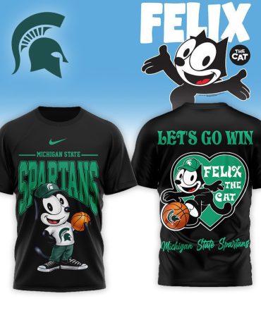 Michigan State Spartans , Premium Ncaa Hoop Felix Classic 3D Shirt Nth1