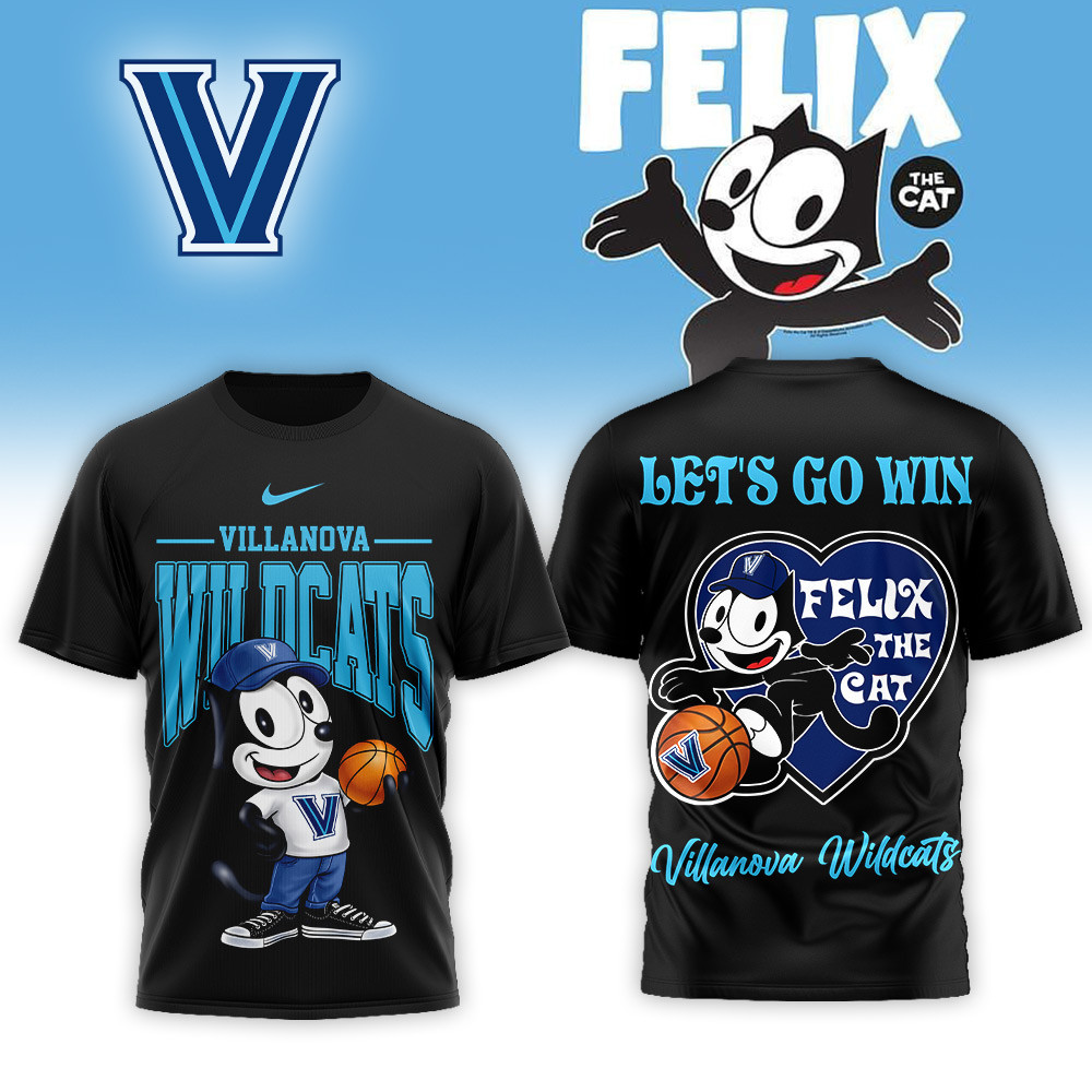 Villanova Wildcats , Premium Ncaa Hoop Felix Classic 3D Shirt Nth1
