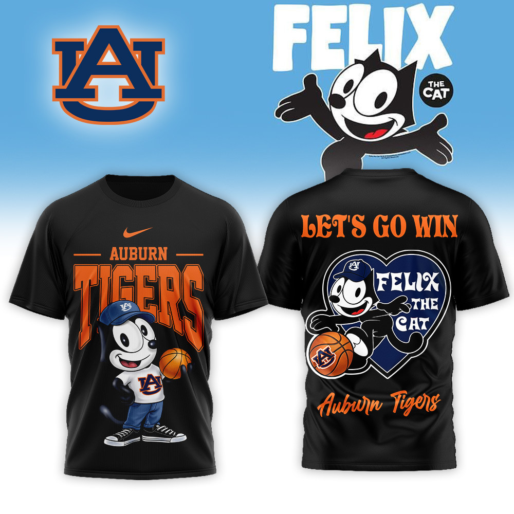Auburn Tigers , Premium Ncaa Hoop Felix Classic 3D Shirt Nth1