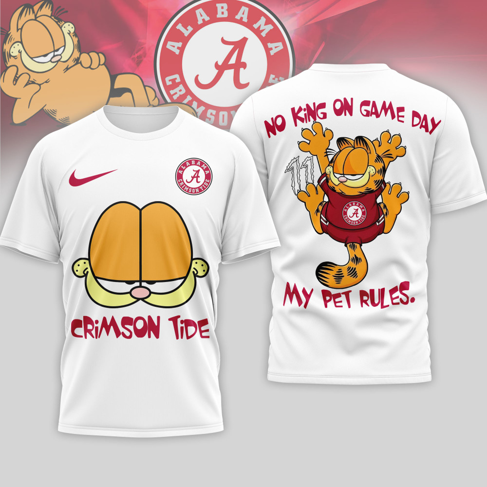 Alabama Crimson Tide , Premium Ncaa No King On Game Day 3D Shirt Nth1