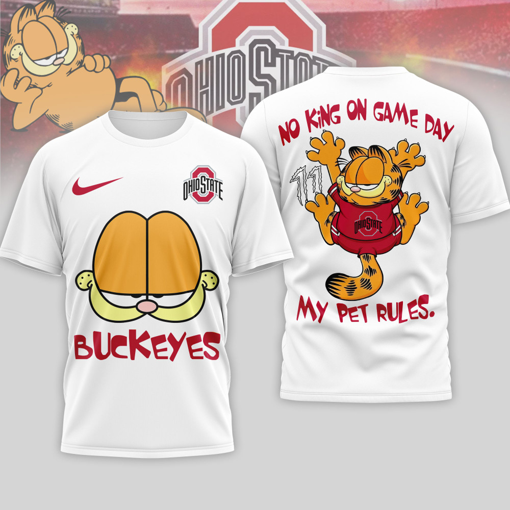Ohio State Buckeyes , Premium Ncaa No King On Game Day 3D Shirt Nth1