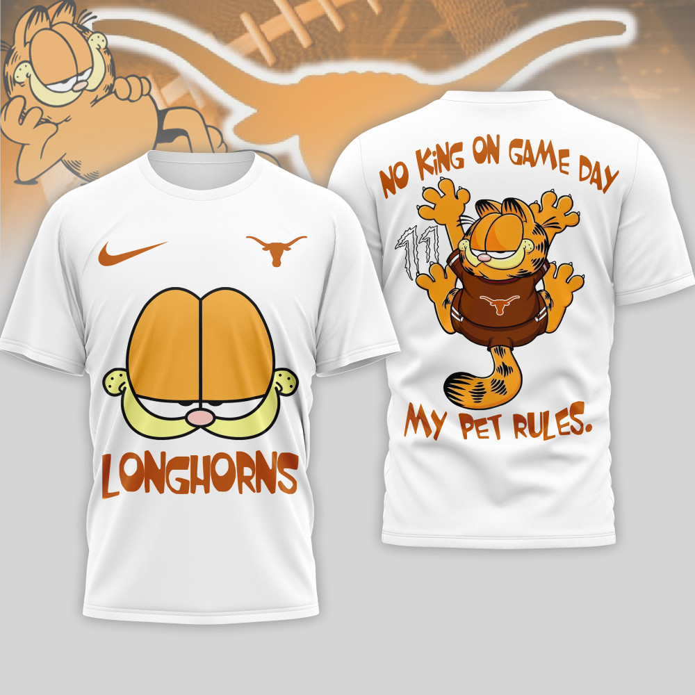 Texas Longhorns , Premium Ncaa No King On Game Day 3D Shirt Nth1
