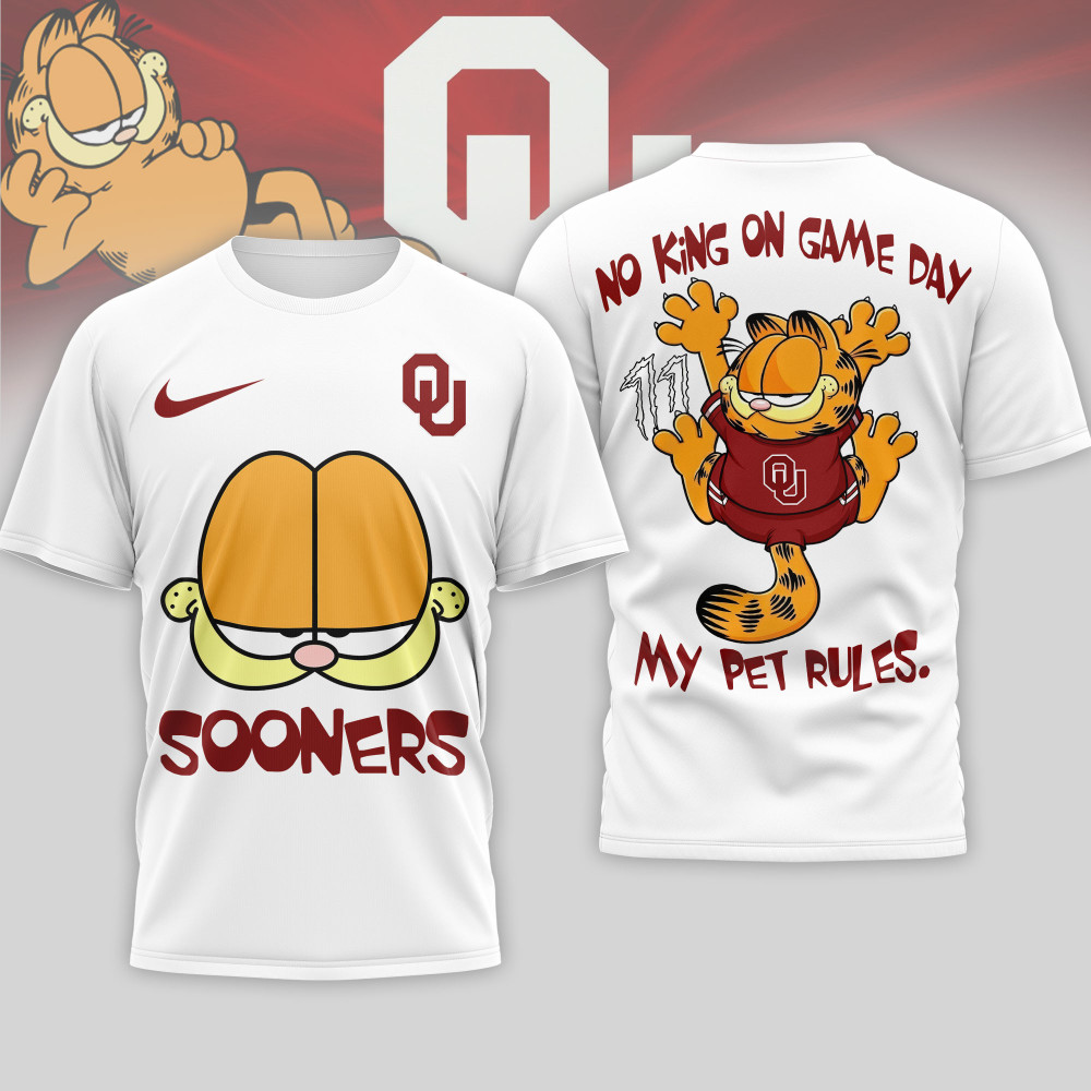 Oklahoma Sooners , Premium Ncaa No King On Game Day 3D Shirt Nth1