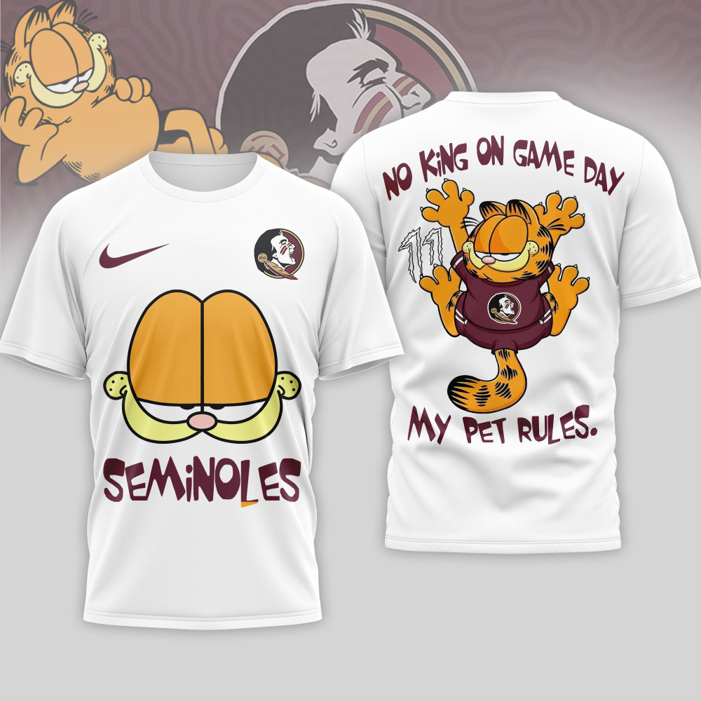 Florida State Seminoles , Premium Ncaa No King On Game Day 3D Shirt Nth1