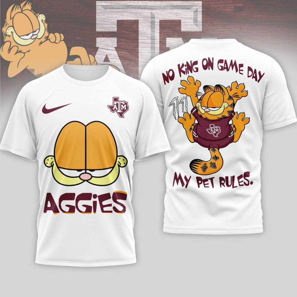 Texas A&M Aggies , Premium Ncaa No King On Game Day 3D Shirt Nth1