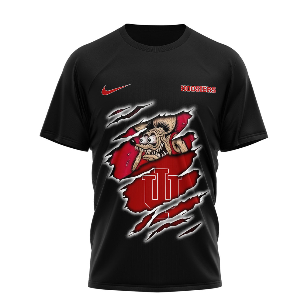 Indiana Hoosiers , Premium Ncaa Varsity Savage 3D Shirt Nth1