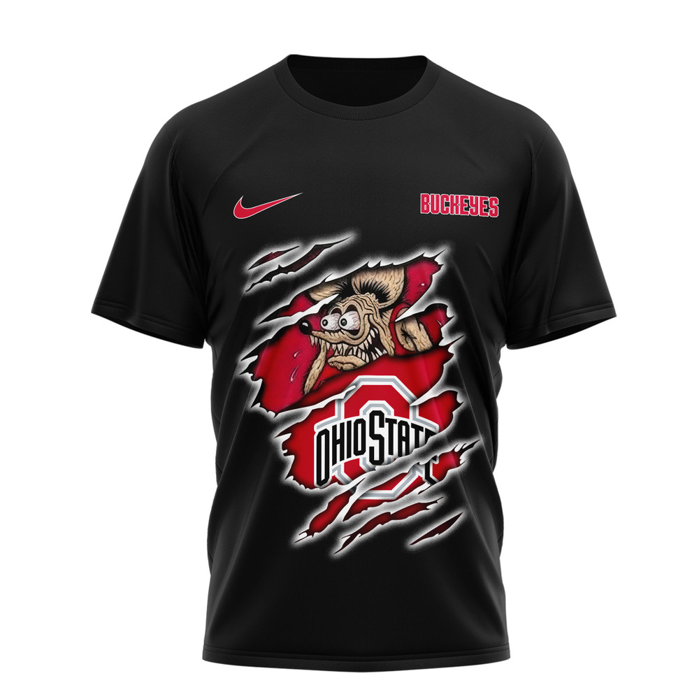 Ohio State Buckeyes , Premium Ncaa Varsity Savage 3D Shirt Nth1