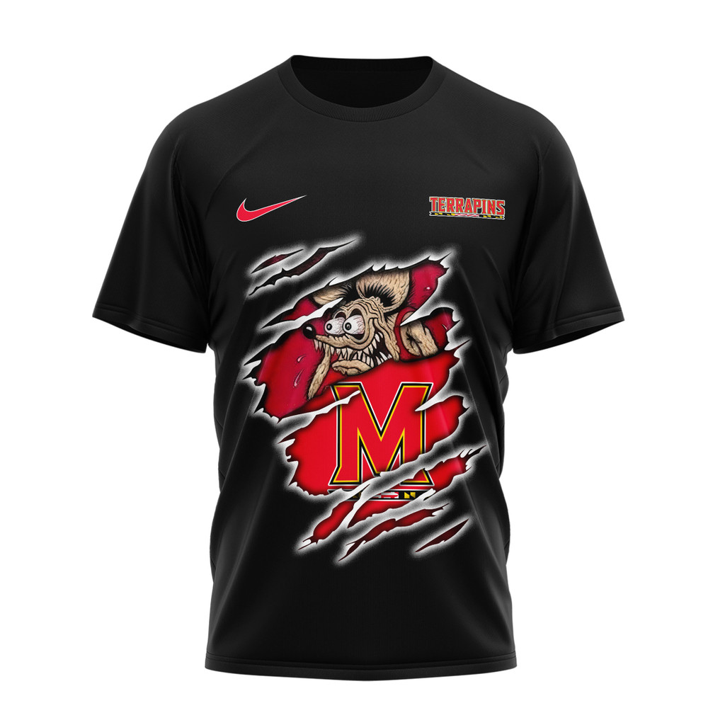 Maryland Terrapins , Premium Ncaa Varsity Savage 3D Shirt Nth1