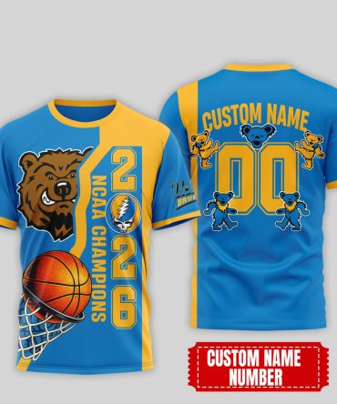 Ucla Bruins , Premium Ncaa Court Kings 2026 3D T-Shirt Nth1