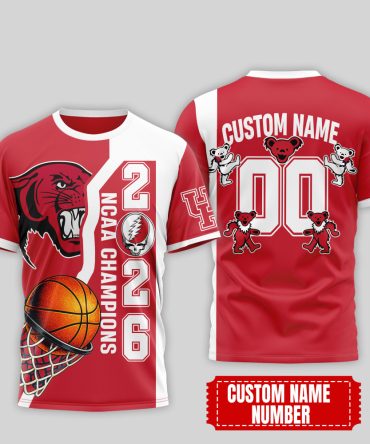 Houston Cougars , Premium Ncaa Court Kings 2026 3D T-Shirt Nth1